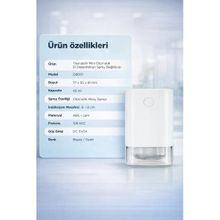 Rose Teknoloji Otomatik El Dezenfektan Kolonya Sprey Makinesi 45Ml Temassız Şarjlı Taşınabilir Dezenfektan Makinesi