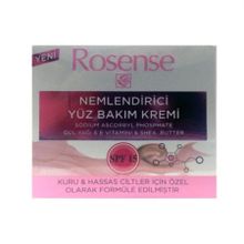 Rosense Kuru ve Hassas Ciltler için Spf 15 50 Ml Yüz Bakım Kremi