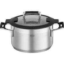 Rösle 91397 Silence Çap 20 cm Paslanmaz Çelik Cam Kapak Derin Tencere