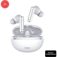 Rosstech Soundparty RS-300 Aktif Gürültü Önleyici Şeffaf Mod Bluetooth Mikrofonlu Kulaklık - Beyaz