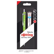 Rotring Tikky 0.7 mm Neon Yeşil Mekanik Kurşun Kalem Set