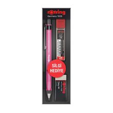 Rotring Visuclick 0.7 Pembe Versatil Uçlu Kalem Okul Seti
