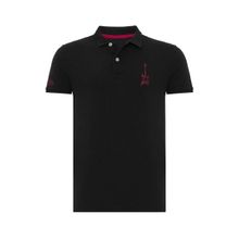 Routefield RFPUNK23 Punk Siyah Polo Erkek T-shirt