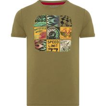 Routefield RFTAGS23 Tags Haki Erkek T-shirt