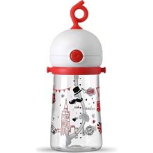 Rovco B1031 Karma Kırmızı 350 ml Pipetli Matara
