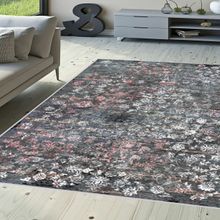 Rovigo Home RVG1635-HT698 Dijital Baskı Kaymaz Taban 80x300 cm Salon Halı