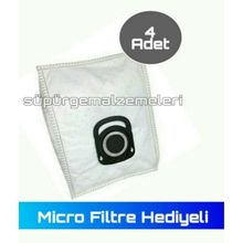 Rowenta RO 6441 Silence Force 4A Hygiene 4 Adet Uyumlu Süpürge Toz Torba