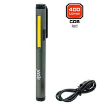 Rox 0231 Alüminyum Kalem Tip Mıknatıslı 400 Lümen Şarjlı Fener