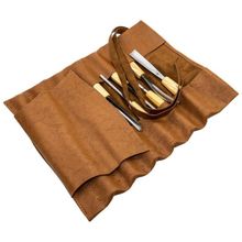 Rox Wood 0125 12 Parça Deri Çantalı Premium Iskarpela Seti