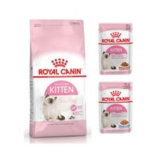 Royal Canin 2 kg Kitten Yavru Kedi Maması + 2 Adet Kitten Yaş Mama
