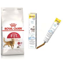 Royal Canin Fit 32 4 kg Kedi Maması+Gimcat Kitten 50 gr Macun