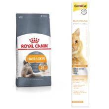 Royal Canin Hair Skin Hassas Tüylü Yetişkin 2 kg Kuru Kedi Mama + Gimcat Multi Vitamin 100 gr Paste