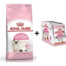 Royal Canin Kitten 2 kg Yavru Kuru Kedi Maması + 12 Adet Yaş Mama