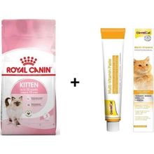 Royal Canin Kitten 2 kg Yavru Kuru Kedi Maması + Gimcat 100 gr Multivitamin