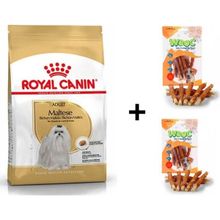Royal Canin Maltese Bichon 1.5 kg Yetişkin Köpek Maması + 2x80 gr Wooc Ödül