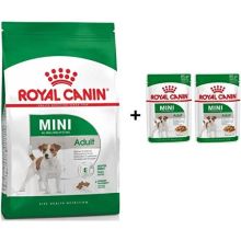 Royal Canin Mini Adult 4 kg Köpek Maması + 2 Adet Hediye Yaş Mama