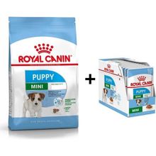 Royal Canin Mini Puppy 4 kg Yavru Köpek Maması + 12 Adet Yaş Mama