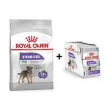 Royal Canin Mini Sterilised 3 kg Kısır Köpek Maması + 12 Adet Yaş Mama