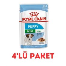Royal Canin Puppy Mini Küçük Irk 4x85 gr Yavru Köpek Konserve Pouch