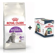 Royal Canin Sensible 33 2 kg Kuru Kedi Maması + 12 Adet Yaş Mama