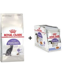 Royal Canin Sterilised Kısır Kedi Maması 10 kg +Royal Canin 12x85 gr Sterilised Gravy Yaş Kedi Maması
