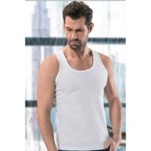Royaleks 1104A Erkek Beyaz Ribana Atlet