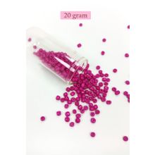 Royaleks BNC094 6/0 4 mm 20 gr Açık Mor Büyük Boy Dökme Cam Kum Boncuk
