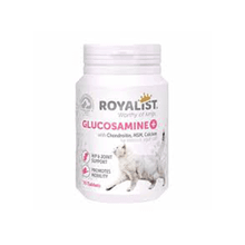Royalist Glucosamine Kediler İçin Kalça ve Eklem Sağlığı Destekleyici 75 Adet Tablet