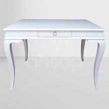 Roys Ahşap 5231 Beyaz 110 cm Çekmeceli Rustik Ofis Çalışma Masası