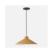 Rsylight 35 cm Retro Metal Dekotatif Rustik Sarı Tekli Sarkıt Avize