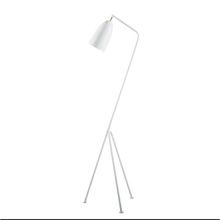 Rsylight Retro Metal Dekoratif Beyaz 3 Ayaklı Köşe Lambası Lambader