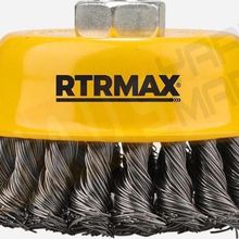 RTRMAX 100 mm Burgulu Çanak Fırça