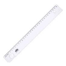 Rubenis 30 cm Şeffaf Cetvel