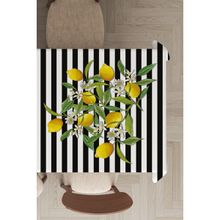 Rugviva MSO116 Dokuma Elit Kumaş Limon Desenli Renkli Leke Tutmayan 140x200 cm Masa Örtüsü