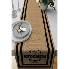 Rugviva RNR188 Tay Tüyü Dokuma Leke Tutmaz Elit Kumaş Runner Hasır Camgöbeği 40x140 cm Masa Örtüsü