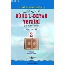 RUHU`L BEYAN TEFSIRI (2.CILT) - İSMAİL HAKKI BURSEVI
