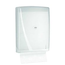 Rulopak Modern Z Katlama 400'lü Transparan Beyaz Kağıt Havlu Dispenseri