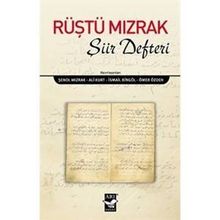 Rüştü Mızrak Şiir Defteri - Rüştü Mızrak