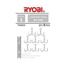 Ryobi RY-1130 Curve Point Treble No:4 Üçlü Olta İğnesi