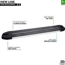 S Dizayn Ford Kuga 2 St-line Newline Aluminyum 183 cm 2017-2019 Yan Basamak