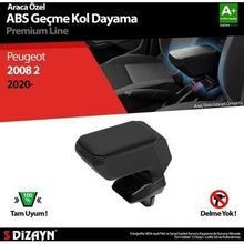 S Dizayn Peugeot 2008 2 ABS Siyah 2020 Üzeri A+Kalite Geçmeli Kolçak