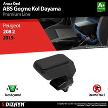 S Dizayn Peugeot 208 2 Abs Siyah 2019 Üzeri A+kalite Geçmeli Kolçak