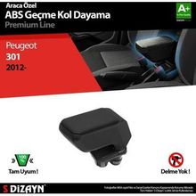 S Dizayn Peugeot 301 ABS Siyah 2012 Üzeri A+Kalite Geçmeli Kolçak