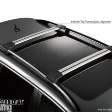 S Dizayn Volkswagen Passat V1 37.WCA.10.12.G 2012-2015 Gri Wingcarrier Ara Atkı