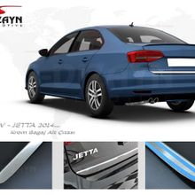 S Dizayn VW Jetta Krom 2014 Üzeri Bagaj Alt Çıta