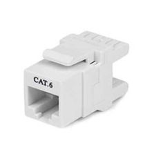 S-Link 8P8C Cat6 180 Derece Beyaz Keystone Jack