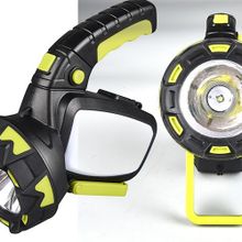 S-Link SL-F894 5W LED 18 Beyaz 18 Kırmızı Ledli Işık Modlu Döner Kollu El Feneri