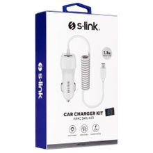 S-Link SW-C735 Swapp Type-C 5V 3.1A Kablolu Araç Şarj Cihazı