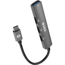 S-Link SW-U324 Type-C to 3xUSB 2.0 1xUSB3.0 Metal USB Hub