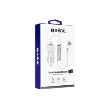 S-Link Swapp SW-C535 1 Usb + Micro Usb 12-24 Volt 3.1 Amper Kablolu Araç Şarj Cihazı